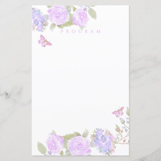 Hochzeit der lila Rose (Vorderseite)