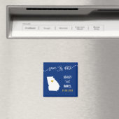 Hochzeit der Marine Georgia speichern die Datumska Magnet (In Situ (Geschirrspüler))