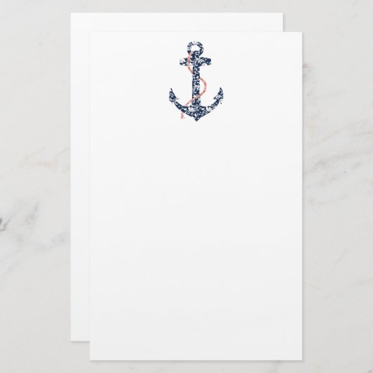 Hochzeit der Marine und der Korallenriffe Briefpapier (Vorne/Hinten)