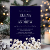 Hochzeit der Marine und der Weißen Flora Einladung