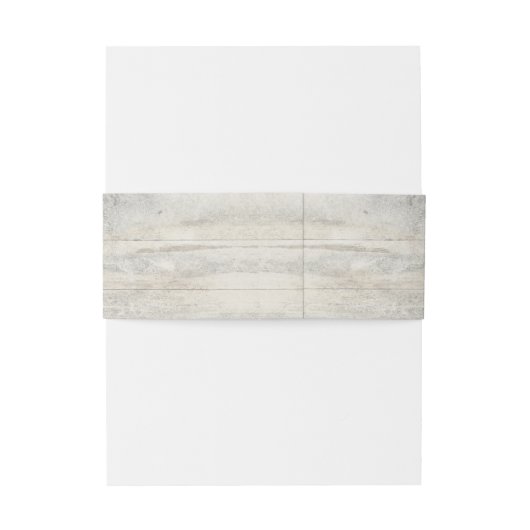 Hochzeit der Marine und des Driftwood Beach Einladungsbanderole (Rückseitenbeispiel)