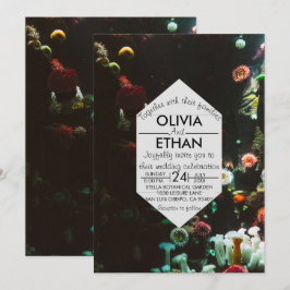 Hochzeit der Marine unter den Korallenriffen Einladung