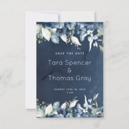 Hochzeit der Marineblacht Save The Date