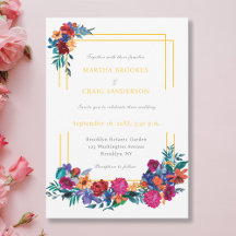 Hochzeit der mexikanischen Fiesta Blume Watercolor