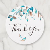 Hochzeit der modernen Navy Geschenkanhänger (Rückseite)