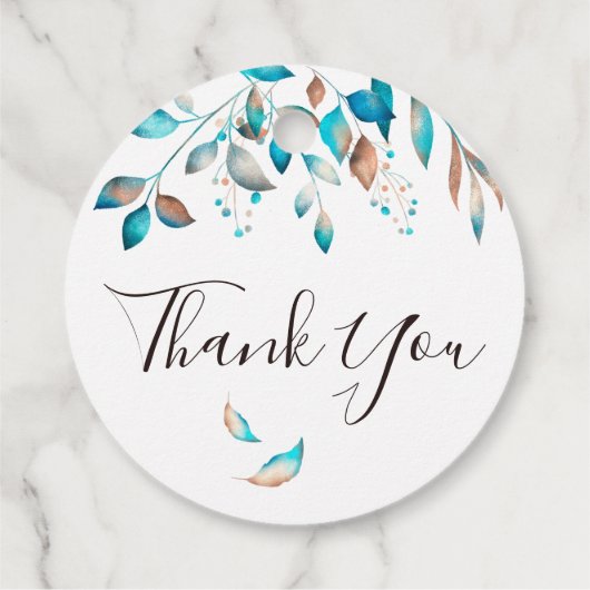 Hochzeit der modernen Navy Geschenkanhänger (Rückseite)