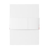 Hochzeit der Mohnblüte Einladungsbanderole (Rückseitenbeispiel)