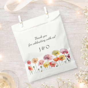 Hochzeit der Mohnblüte Geschenktütchen