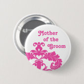 Hochzeit der Mutter des Grooms Button (Vorne & Hinten)