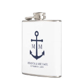 Hochzeit der Nautic Navy Flachmann (Links)