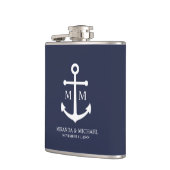 Hochzeit der Nautic Navy Flachmann (Links)