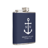 Hochzeit der Nautic Navy Flachmann (Rechts)