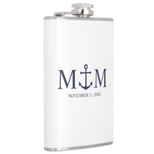 Hochzeit der Nautic Navy Flachmann (Rechts)