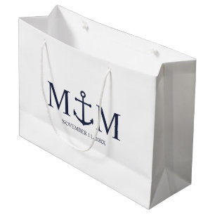 Hochzeit der Nautic Navy Große Geschenktüte