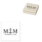 Hochzeit der Nautic Navy Gummistempel (Stempel)