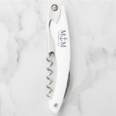 Hochzeit der Nautic Navy Kellnermesser (Vorderseite)