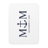 Hochzeit der Nautic Navy Magnet (Vertikal)