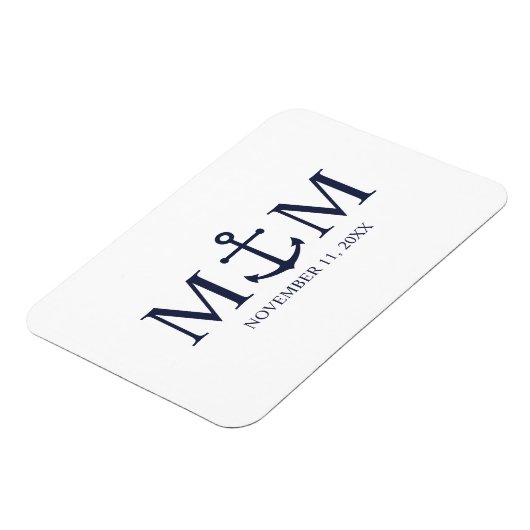 Hochzeit der Nautic Navy Magnet (Linke Seite)