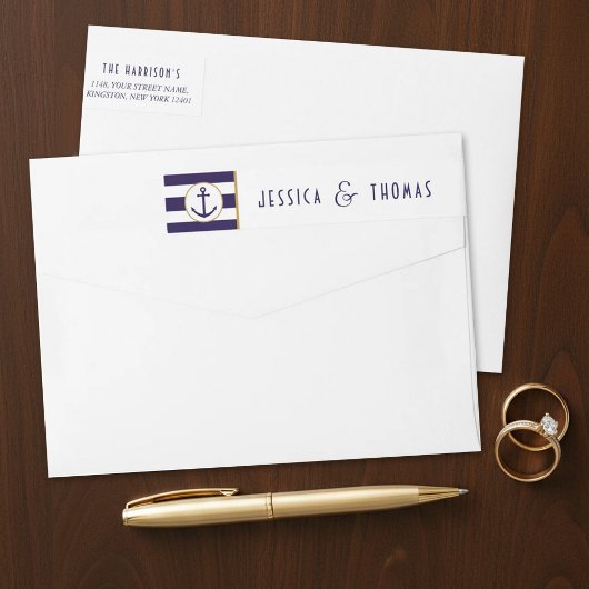 Hochzeit der Nautischen Marine und des Weißstreife