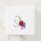 Hochzeit der Navy in Burgund und Blush Geschenkanhänger (Beispiel)