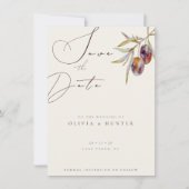 Hochzeit der Olive-Verzweigung Wasserfarbe speiche (Vorderseite)