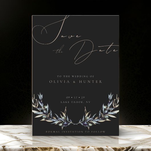 Hochzeit der Olive-Verzweigung Wasserfarbe speiche