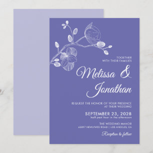Hochzeit der Orchideen Einladung