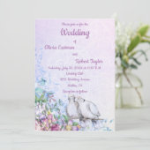 Hochzeit der personalisiert-romantischen weißen Ta (Stehend Vorderseite)