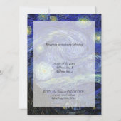 Hochzeit der Religion, van-Gogh-Sternennacht Einladung (Rückseite)