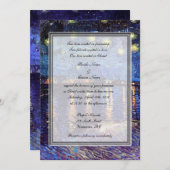 Hochzeit der Religion, van Gogh-Sternennacht Einladung (Vorne/Hinten)