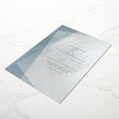 Hochzeit der rosa geometrischen Typografie Folieneinladung (Gedreht)