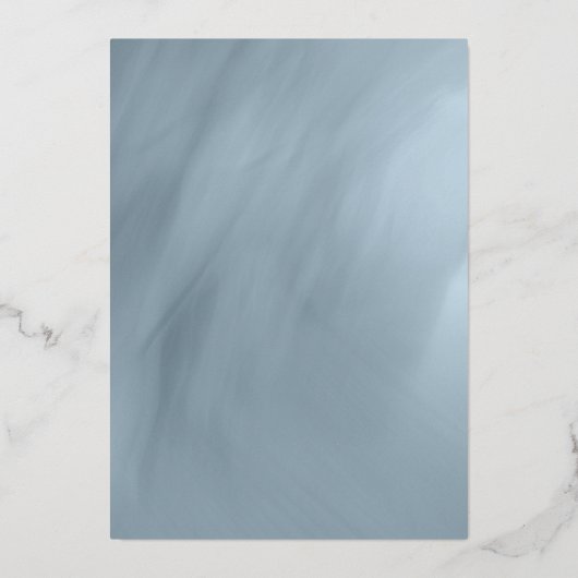 Hochzeit der rosa geometrischen Typografie Folieneinladung (Rückseite)