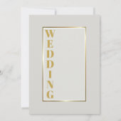 Hochzeit der Rose Goldbrasse Einladung (Rückseite)