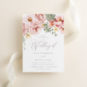 Hochzeit der Rose Watercolor Einladung