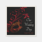 Hochzeit der Roten Flora Serviette (Vorderseite)