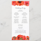 Hochzeit der Roten Popper Programm (Rückseite)