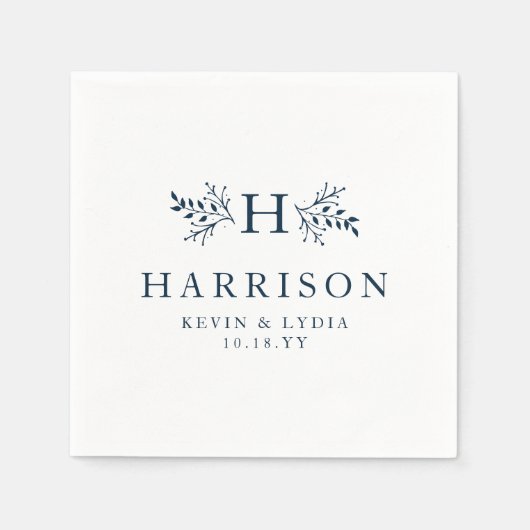 Hochzeit der Roten Seen Serviette (Vorderseite)