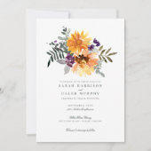 Hochzeit der rustikalen Sommer-Sonnenblumen-Wildbl Einladung (Vorderseite)