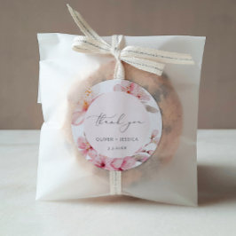 Hochzeit der Sakura-Kirschblüte Runder Aufkleber