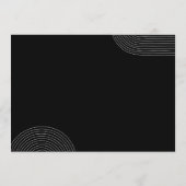 Hochzeit der Schwarzen geometrischen Icon Timeline Programm (Rückseite)