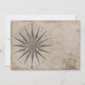 Hochzeit der Seejacht Einladung (Rückseite)