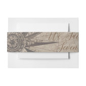 Hochzeit der Seejacht Einladungsbanderole (Vorderseite Beispiel)