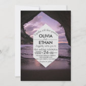 Hochzeit der Seeküste Einladung (Vorderseite)