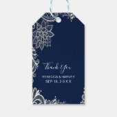 Hochzeit der Seeküste Geschenkanhänger (Vorderseite)