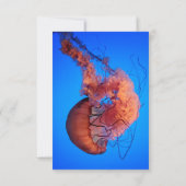 Hochzeit der Seestreitkräfte an der Seeküste RSVP Karte (Rückseite)