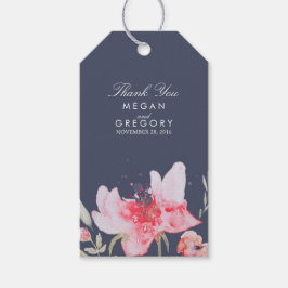 Hochzeit der Seestreitkräfte und der rosa Wasserfa Geschenkanhänger