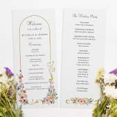 Hochzeit der Sommerarche der Wildblume Watercolor Programm
