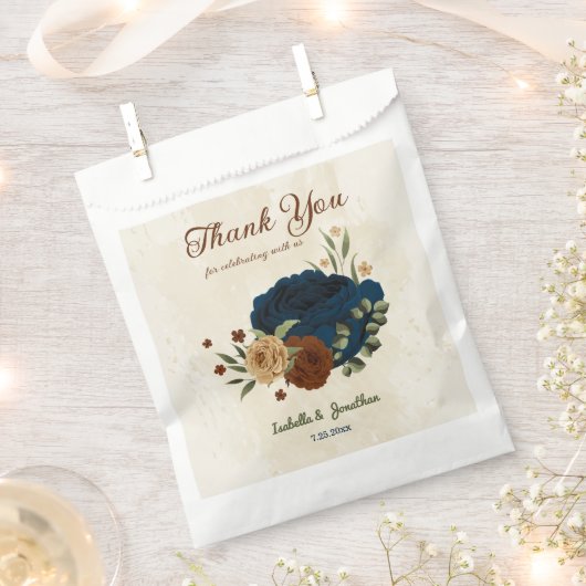 Hochzeit der Terrakotta marina Geschenktütchen (Ausgeschnitten)