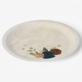 Hochzeit der Terrakotta marina Pappteller (Schrägansicht)