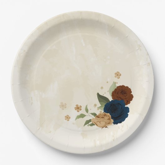 Hochzeit der Terrakotta marina Pappteller (Vorderseite)